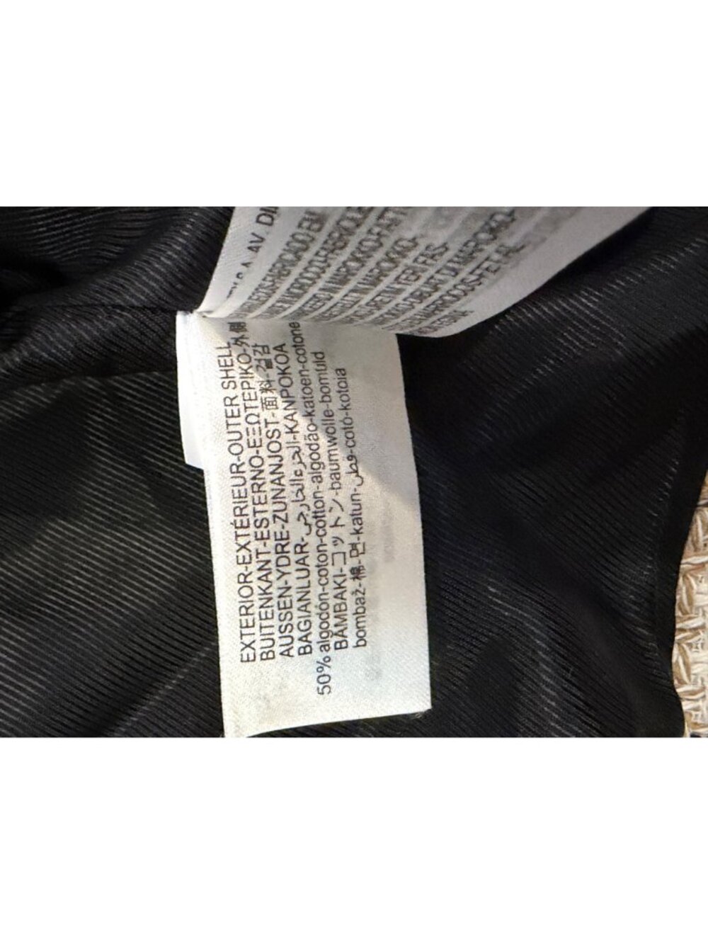 Zara Women’s Tweed Jacket Cream/Black Plaid Sz Large - Picture 5 of 12